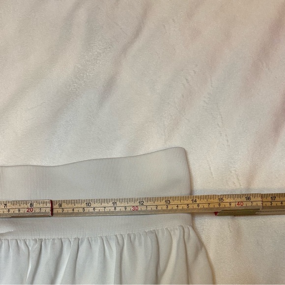 Adidas White Athletic Skirt with Logo - Picture 4 of 5